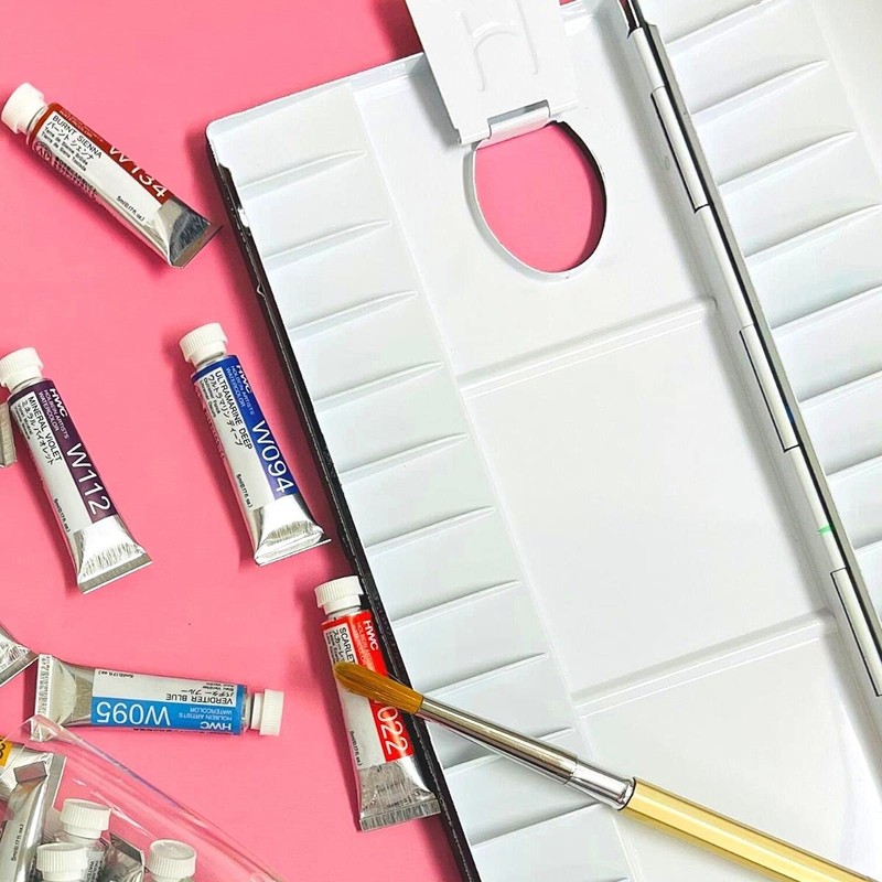 artgear Acrylic Watercolor Aluminum Watercolor Palette (26 Holes)