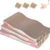 SIDAZON Cat Scratching Pads Cardboard Cat Scratchers for Indoor Cats