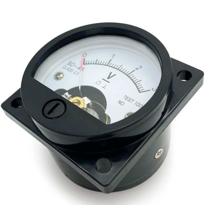 LEPEVNEY Analog Dial Panel Meter Voltmeter Gauge SO-45 Round Current