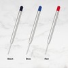 Black Ink Pen Refills Ballpoint Black, 12 Pack Ballpoint Pen