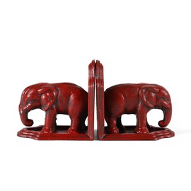 Retrome Elephant Book Ends to Hold Books, Bookends for Shelves Heavy Books……