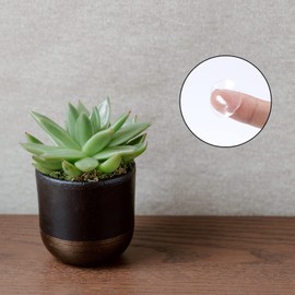 1200Pcs Clear Sticky Tack for Walls, Round Double Sided Glue Dots Transparent Glue Tape Dot Waterproof Invisible Poster Tape for Gift Wrapping DIY Scrapbooking Photo Cards Crafting, Diameter 10mm