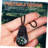BESPORTBLE 20 Pcs Mini Outdoor Compass with Lanyard Portable Navigation