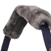 LeMieux Comfort Headcollar for Horses - Navy/Grey - Soft Fleece