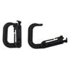 MFH Pack of 2 Plastic Carabiner Hooks for Outdoor Survival