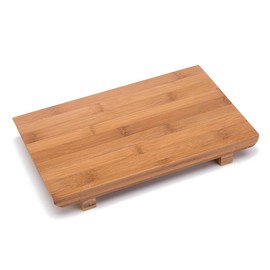 THY COLLECTIBLES Sashimi Sushi Bamboo Serving Geta Plate - Japanese Style Tableware Bamboo Sushi Board Cutting Tray (L10.6 x W7)