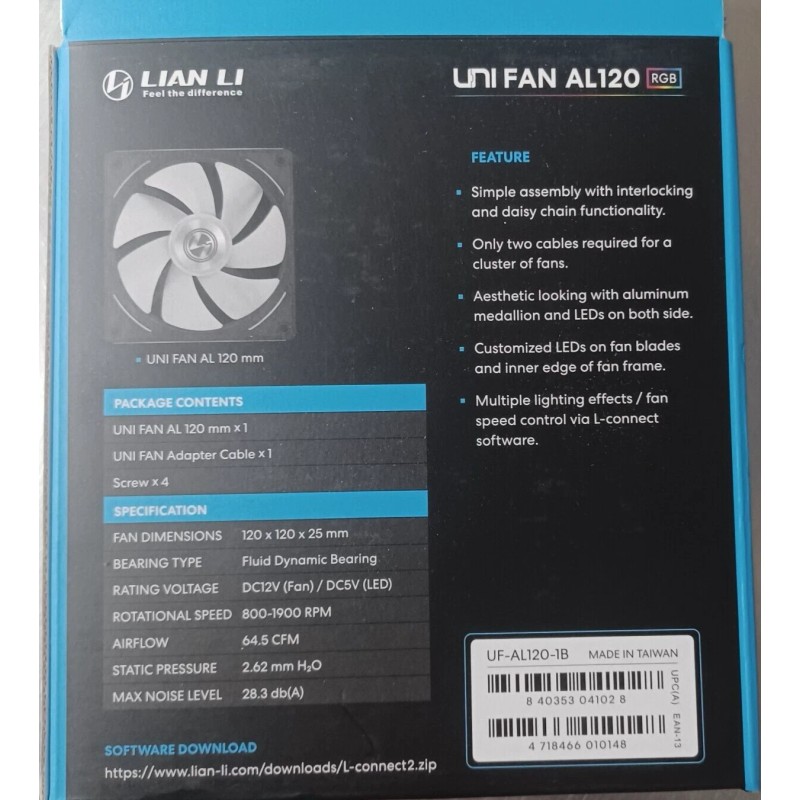 Lian Li 120mm UNI FAN AL120 - Black