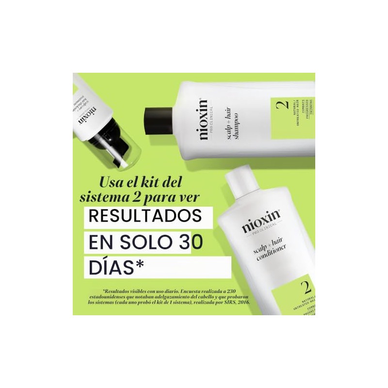 Nioxin - Sistema 2 - Champú Fortalecedor para Cabello y