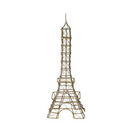 Creative Co-Op Decorative Wire Eiffel Tower, Antique Brass