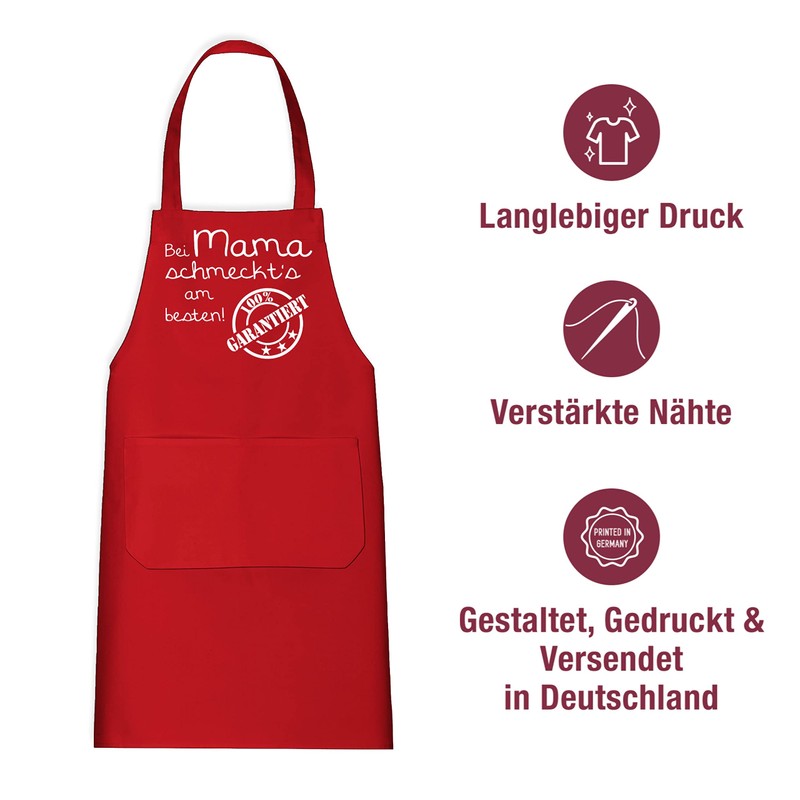 Shirtracer - Apron - Cooking Apron Funny - Bei Mama