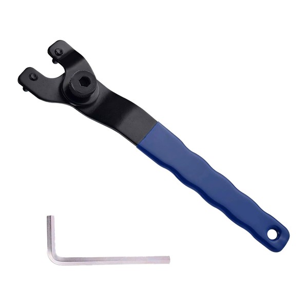 uncakil Universal Adjustable Angle Grinder Spanner - Small Pin V