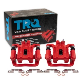 TRQ Performance Rear Performance Brake Caliper Set Compatible with 2005-2021 Nissan Frontier 2005-2015 Xterra