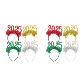 LIFKOME Pack of 8 New Year's Headbands, New Year's Party Headbands, 2025 Year's Headband, 2025 Headbands for Women, Party Headbands, Adults, Funny Headbands