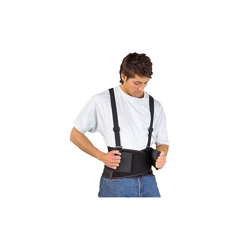 Portwest PW80BKRM Cintura di Supporto, Nero, Medium