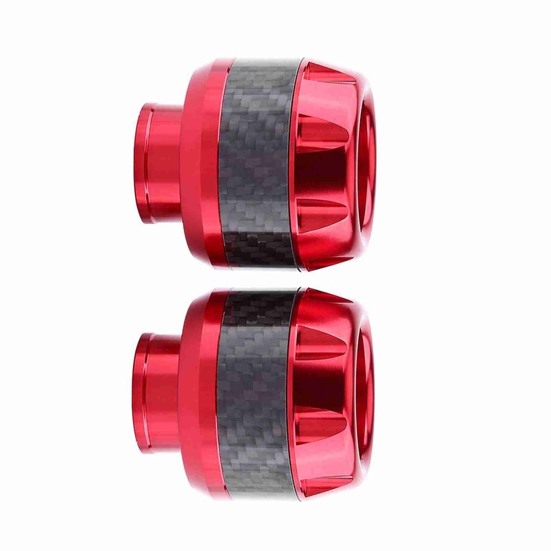 1 Pair of Carbon Fiber Motorcycle Front Fork Frame Sliders