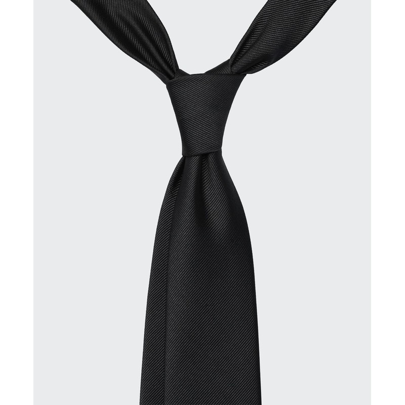Musinsa Standard Silk Solid Tie [Black]