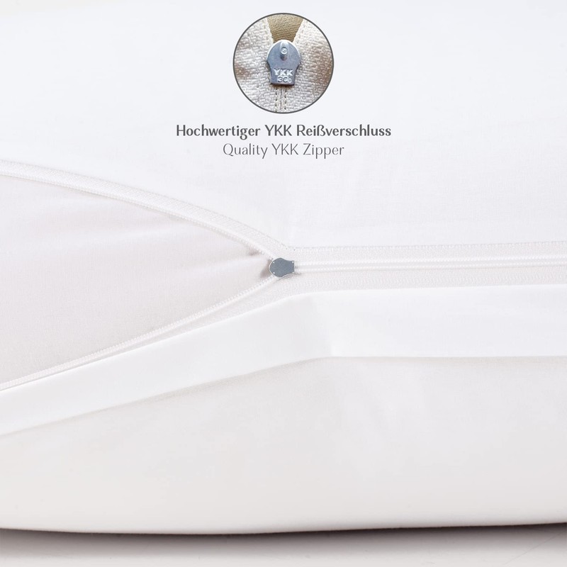 Alreya Renforcé Pillowcase, 100% Cotton, Super Soft Pillowcase with YKK