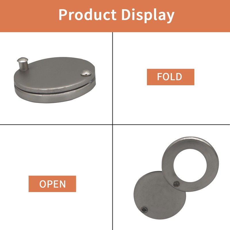 Peephole Cover 1 Set, Peephole Protector for Door Peep Holes
