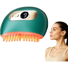 Kinbana Lymphatic Contour Face Brush – Face Massager for Lymphatic Drainage, Double Chin Reducer, and Facial Sculpting – Gentle Vibrating Lymphatic Drainage Tool for Jawline & Puffiness (Green)