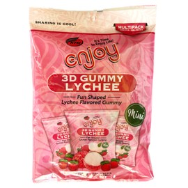 Enjoy Hawaii 3D Fun Shaped Mini Lychee Gummy Multipack