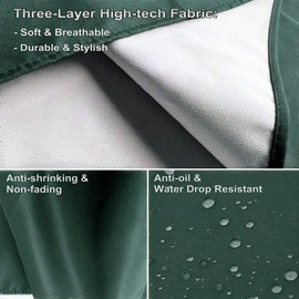 Viedouce 2-Pack of Waterproof Cooking Aprons with Pockets, Adjustable Kitchen and BBQ Aprons