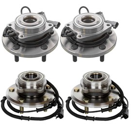 AutoShack Wheel Bearing Hub and Assemblys with ABS Set of 4 Front and Rear Replacement for 2008-2011 Chrysler Town & Country 2008-2011 Dodge Grand Caravan 2009-2011 VW Routan V6 FWD 5-Lug HB362275PKG