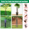 UQM Tree Trunk Protector, 24 Pcs Metal Tree Guards Trunk