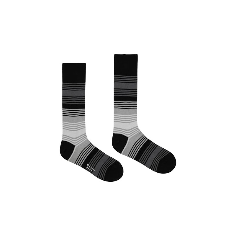PS Paul Smith Men's Ombre Socks, Black, One Size
