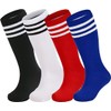 Zando Children's Football Socks, 4 Pairs of Children's Football Socks,