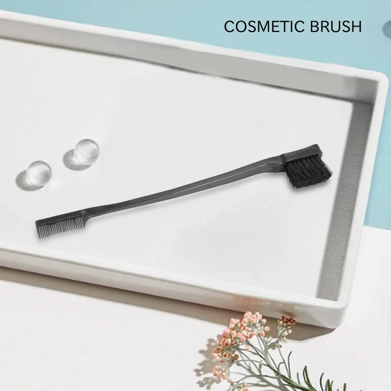 Aswalling Double Sided Edge Control Hair Brush Comb Combo Pack