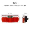 Bike Rack Tail Light with 2 Modes Steady and Flashing,
