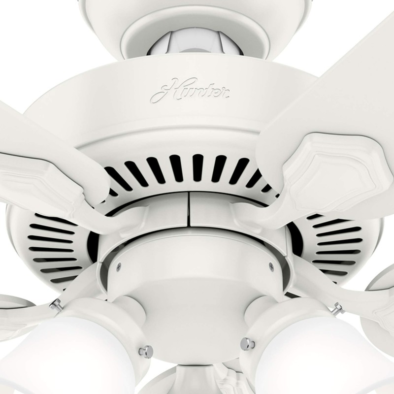 Hunter Fan 44 inch Traditional Fresh White Indoor Ceiling Fan