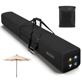 67'' Patio Beach Umbrella Storage Bag, 600D Pool Umbrella Sleeve