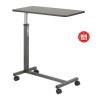 Adjustable Non Tilt Top Overbed Table with Wheels Hospital Home