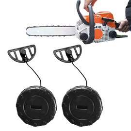 Pack of 2 Oil Fuel Cap for Chainsaw, Tank Cap Chainsaw, Fuel Cap & Oil Tank Cap, Fuel Cap with O-Ring for MS170 MS180 Replacement No. 1130 350 0500 Chainsaw Spare Parts