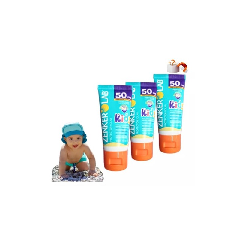 Protector Solar SPF 50, Crema Facial y Corporal, UVA/UVB, No