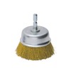 Takagi Earth Man Hexagonal Shaft Cup Wire Brush, Brass Wire,