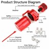 Bohaner Universal Tank Filter 0.3L Aluminum Oil Catcher Vent Can