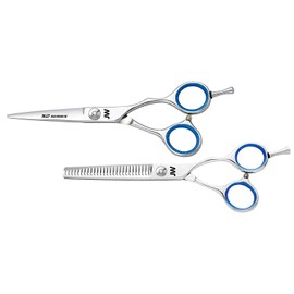 JW Shears S2 Series Shear & Thinner Combo - FREE Case Included (5.5")