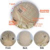 ANOGOL Hair Cap+ 13 * 1 Middle Part Light Blonde