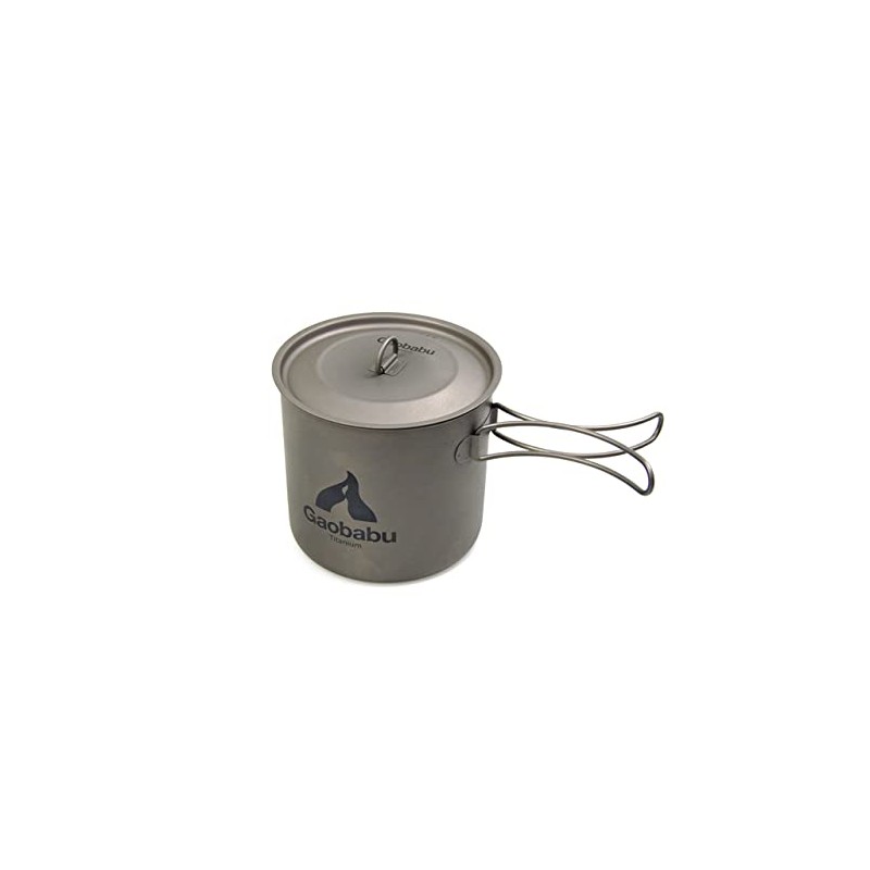 Gaobabu Titanium Pot SOLO1100 (Lid and Thick Mesh Bag)