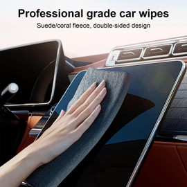 Car Wash Towels, Auto Exterior & Interior Detailing Towel, Multifunctional, Lint Dusting Cloth for Streak- Shine, Home Cleaning, Cars