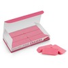 Pink Erasers, 12 Count Rectangular Eraser Bulk Pack, Latex Free