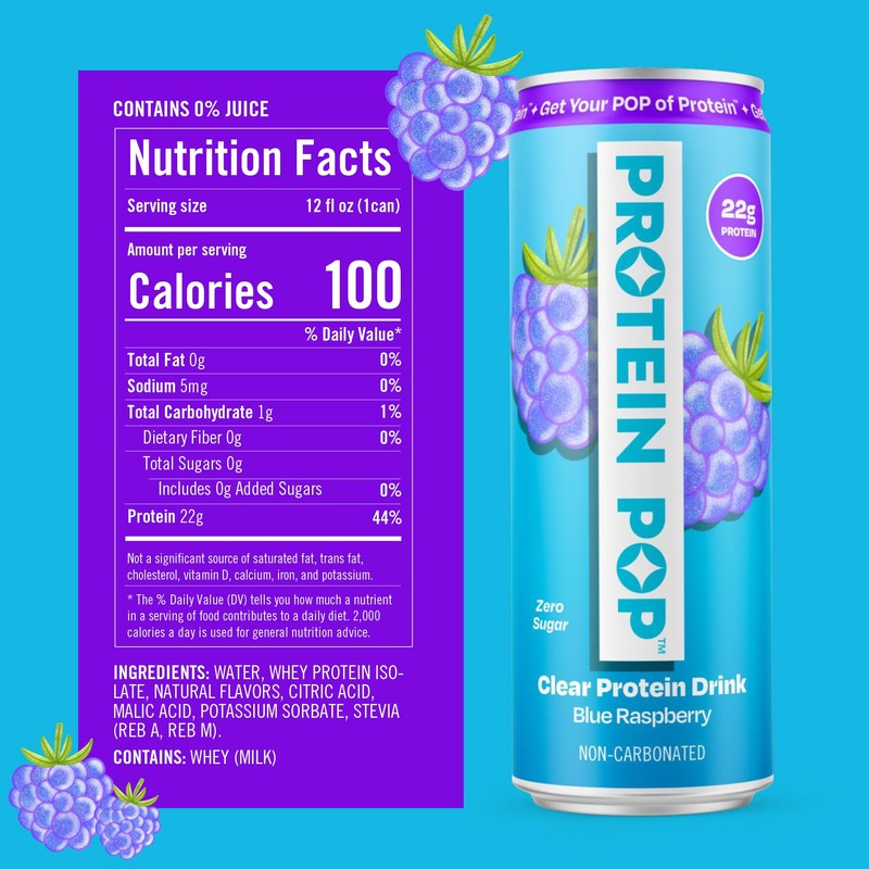 Protein Pop - Ready to Drink Clear Protein Shakes |