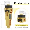 Door Latch Mortise Tool Impact Resistance Non Slip Textured Surface