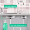Soap Dispenser for Kitchen Sink, Built in Sink Soap Dispenser,