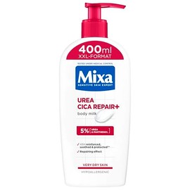 Mixa Urea Cica Body Lotion XXL, with Urea & regenerating Panthenol, soothing & protective body lotion, for dry skin, highly compatible, prevents skin irritations Urea Cica Repair+, 400 ml