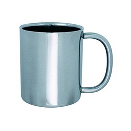 Belmont BM-108 Stainless Steel W Mug, 10.1 fl oz (300 ml) Pipe Handle