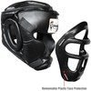 Farabi Sports Boxing HeadGuard, Helmet Head prototector Gear Real Leather