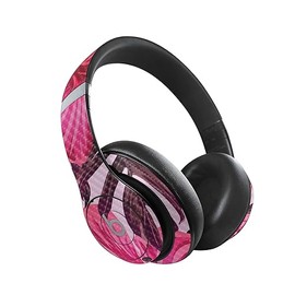MightySkins Carbon Fiber Skin Compatible with Beats Studio Pro - Tropical Pink | Protective, Durable Textured Carbon Fiber Finish | Easy to Apply